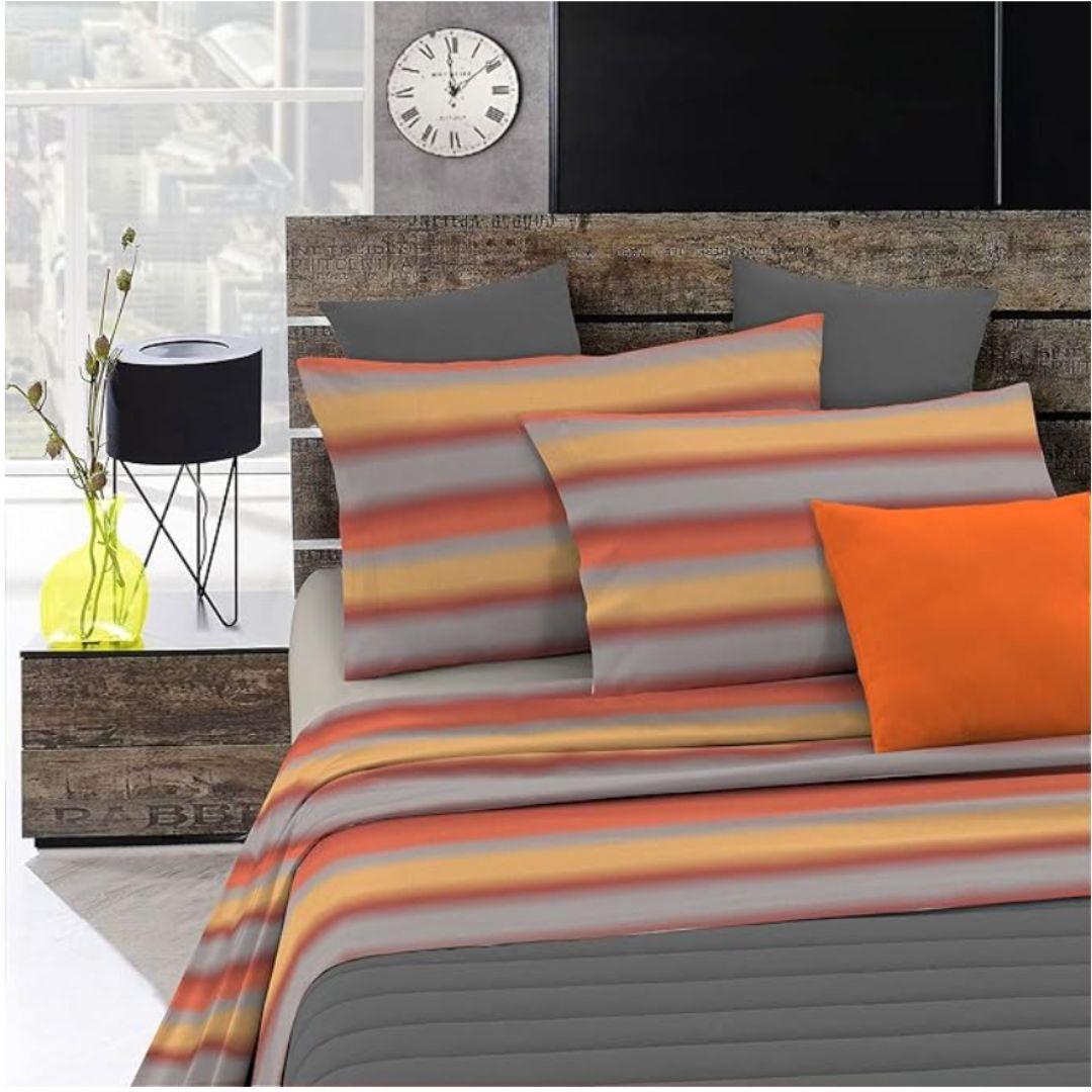 mastro bianco lenzuolo completo letto microfibra matrimoniale (colore spedito in base a giacenza) - foto 5