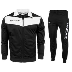 Tuta  visa triacetato nero/bianco - tr018-1003