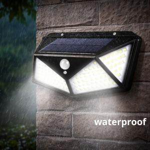 Faretto da parete con pannello solare 20w