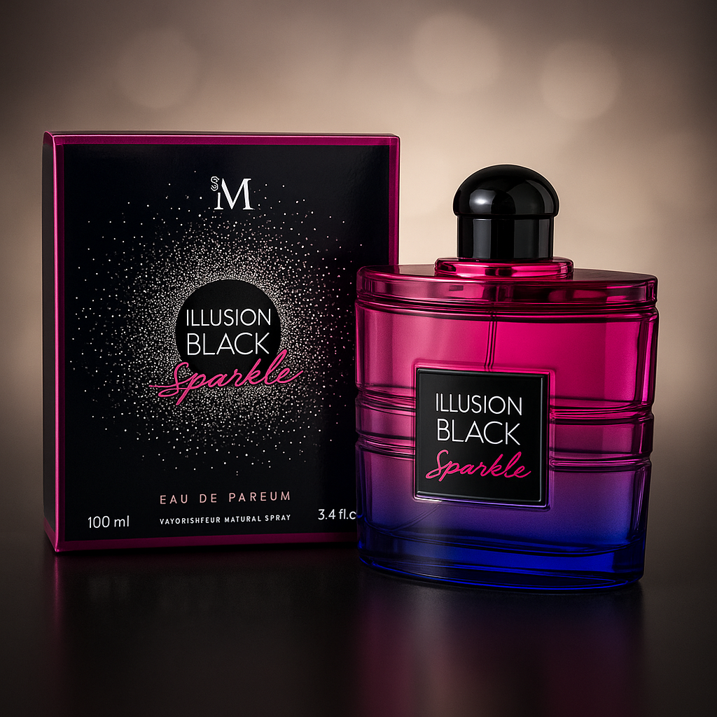 profumo montage illusion black sparkle10ml - foto 1 profumo montage illusion black sparkle10ml - foto 1