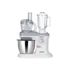 Robot da cucina multifunzione 3 in 1 con ciotola in acciaio inox da 6.5 lt.- impastatrice , frullatore e tritatutto