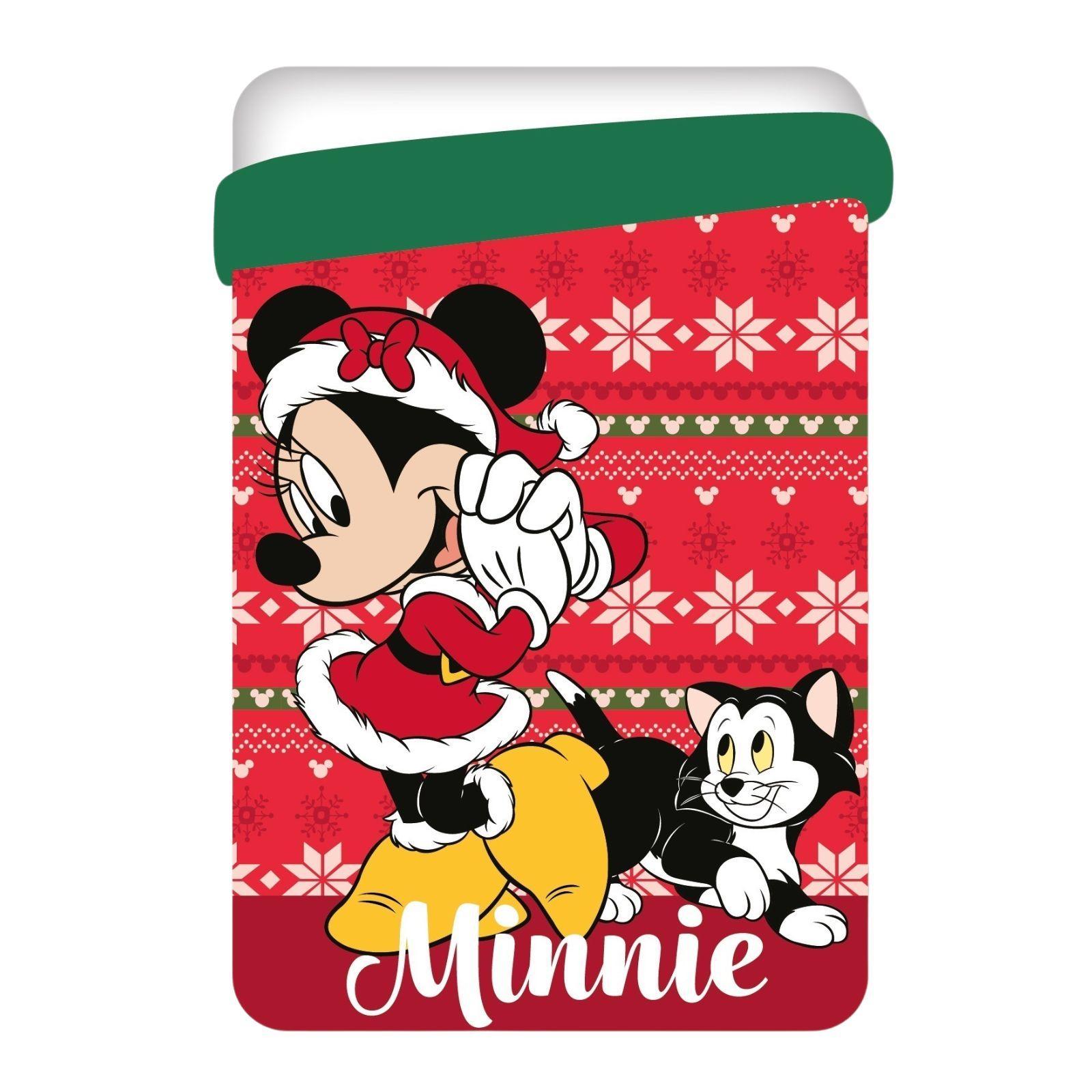 disney trapunta letto singolo disney minnie natale 170 x 260 cm - foto 2