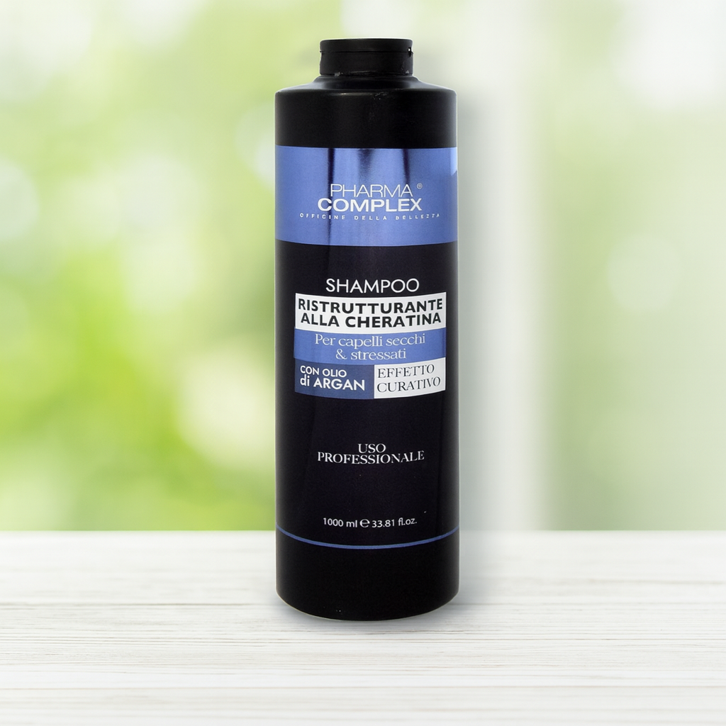 pharma complex shampoo ristrutturante alla cheratina 1000 ml - foto 1 pharma complex shampoo ristrutturante alla cheratina 1000 ml - foto 1