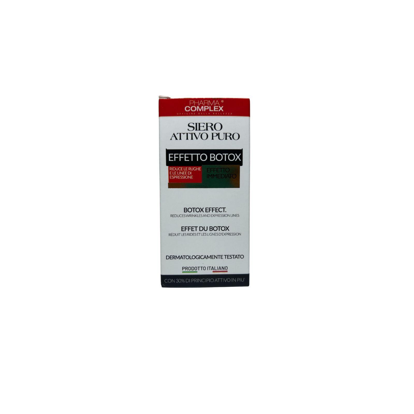 pharma complex siero attivo puro effetto botox 30 ml - foto 3