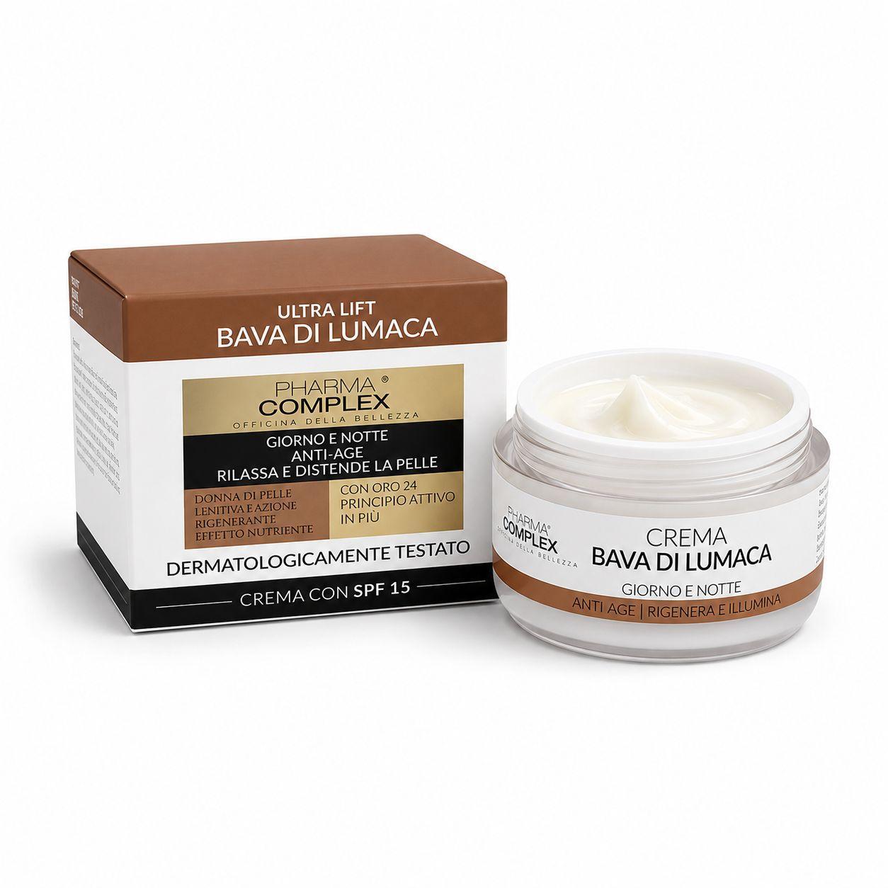  crema viso alla bava di lumaca ultra lift giorno e notte anti age spf15 50 ml - foto 1