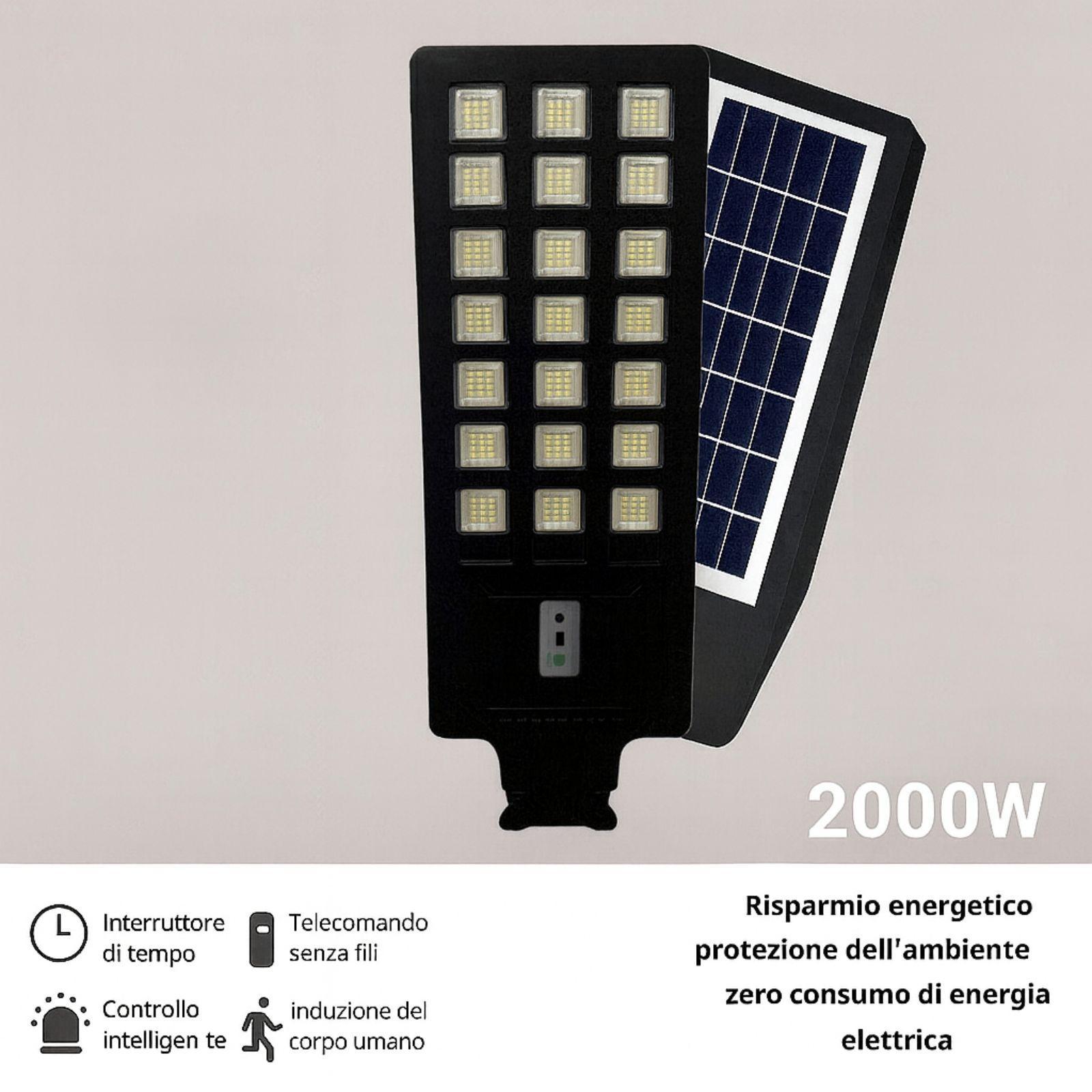 bavaria bidermayer lampione stradale solare a led 2000w - foto 2 bavaria bidermayer lampione stradale solare a led 2000w - foto 2