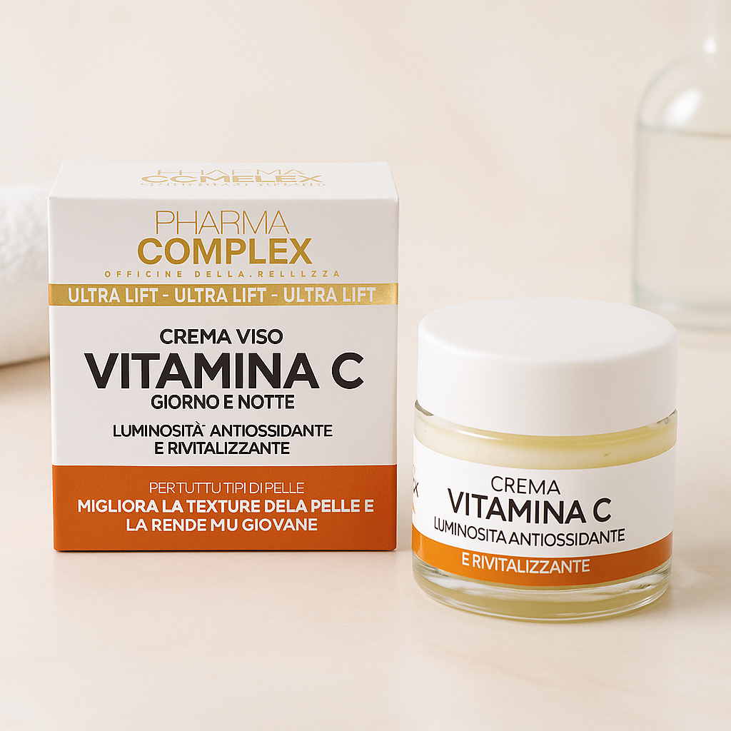 pharma complex pharma complex crema viso vitamina c giorno e notte , 50ml. - foto 1 pharma complex pharma complex crema viso vitamina c giorno e notte , 50ml. - foto 1