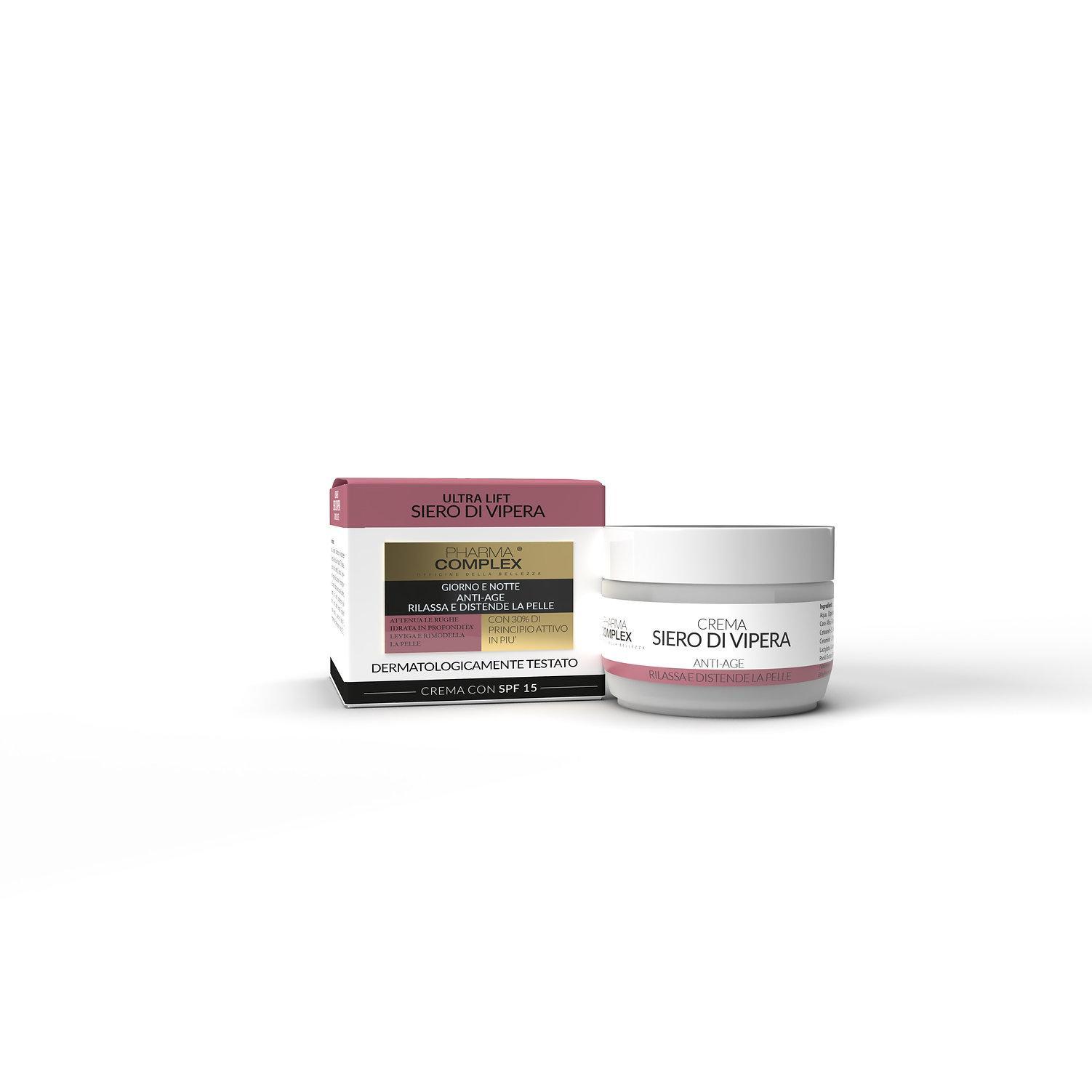 pharma complex pharma complex crema viso siero di vipera , 50ml. - foto 1