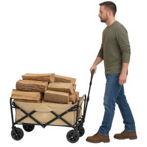 Carrello pieghevole da trasporto con cestello 620 x 390 x 240mm portata 120kg