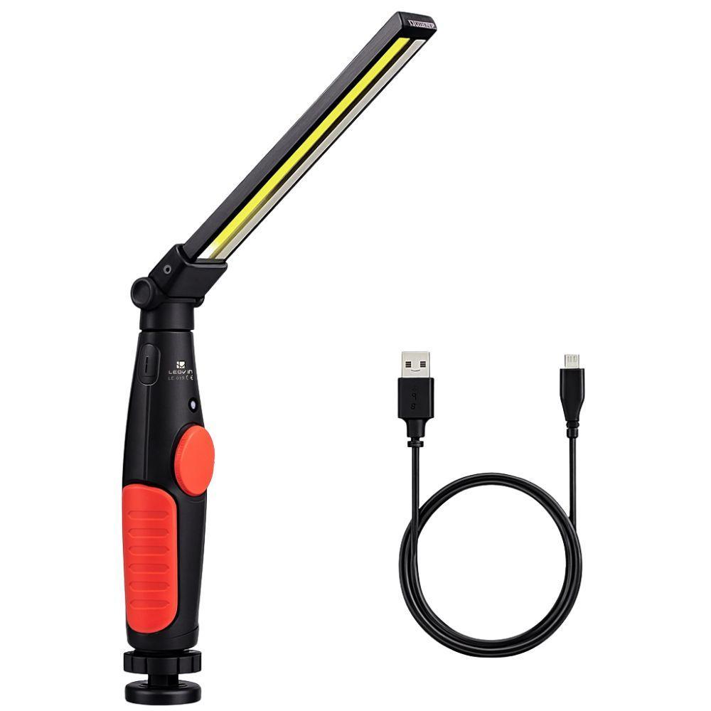 lampada torcia led da lavoro con calamita e angolazione regolabile ricaricabile - foto 4 lampada torcia led da lavoro con calamita e angolazione regolabile ricaricabile - foto 4