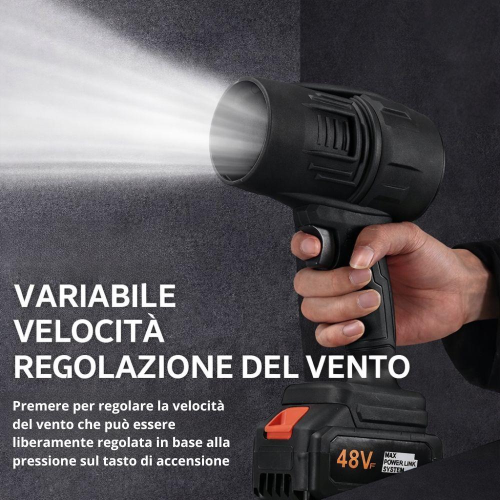  soffiatore a batteria per foglie e asciuga auto - foto 5