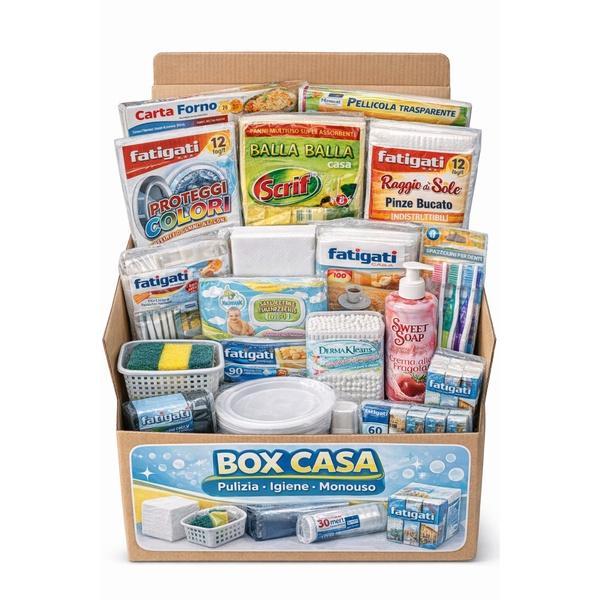 box casa con 20 articoli essenziali per uso quotidiano - foto 1 box casa con 20 articoli essenziali per uso quotidiano - foto 1