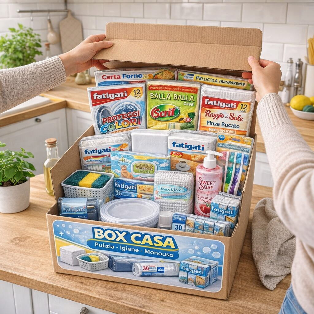 box casa con 20 articoli essenziali per uso quotidiano - foto 4 box casa con 20 articoli essenziali per uso quotidiano - foto 4