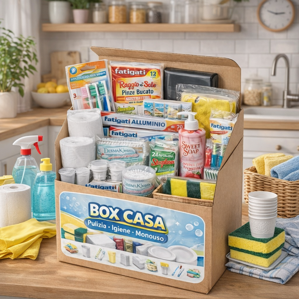 box casa con 20 articoli essenziali per uso quotidiano - foto 5 box casa con 20 articoli essenziali per uso quotidiano - foto 5