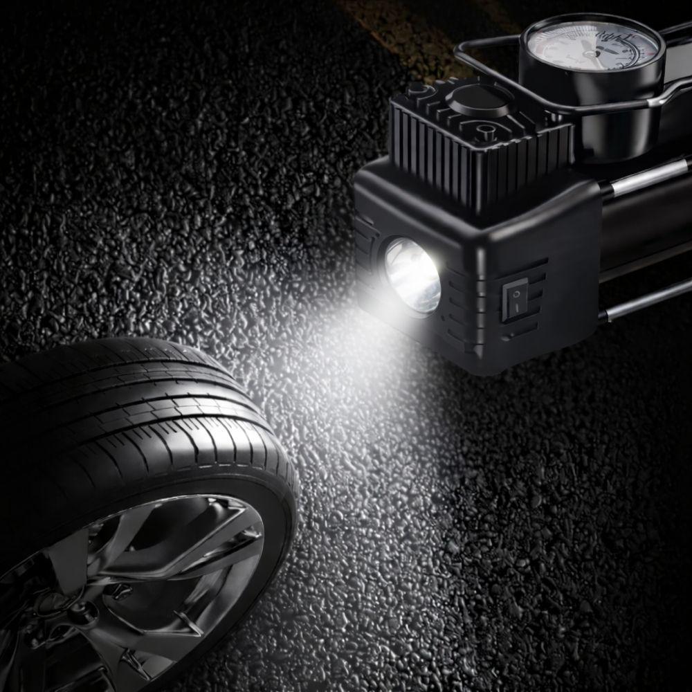 compressore aria portatile cordless 88vf 12v con manometro analogico e luce led integrata - foto 5 compressore aria portatile cordless 88vf 12v con manometro analogico e luce led integrata - foto 5