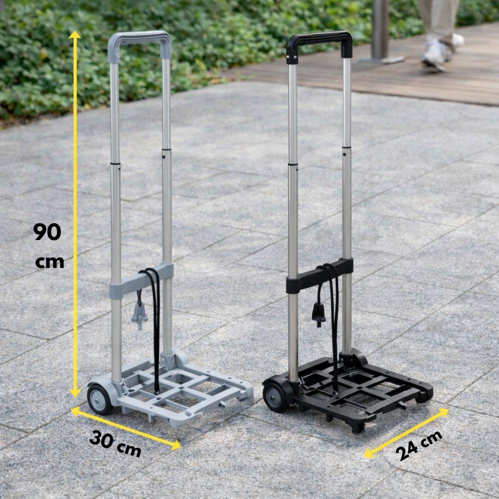 trolley multiuso pieghevole portatile salvaspazio 90x24x30 cm - foto 3 trolley multiuso pieghevole portatile salvaspazio 90x24x30 cm - foto 3