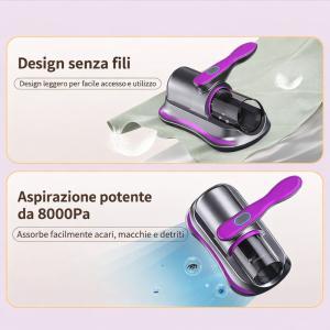 Aspirapolvere antiacaro portatile senza fili