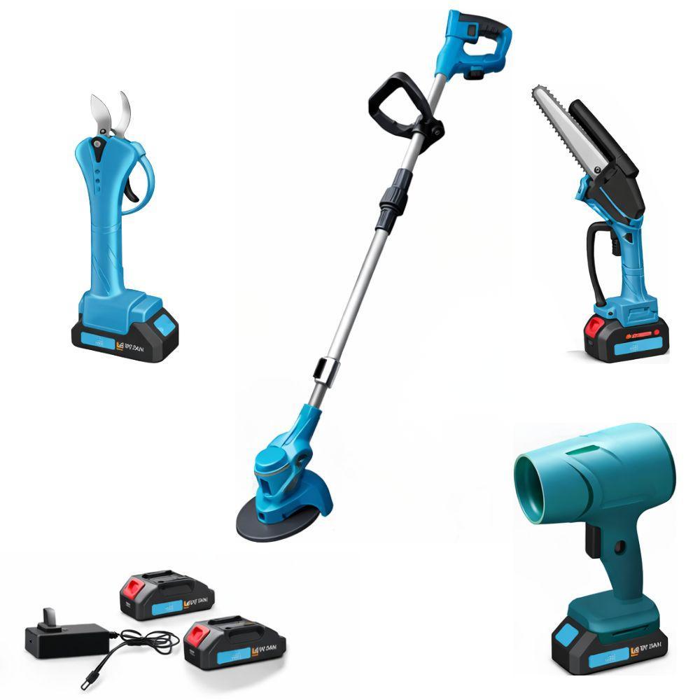 kit motosega tagliabordi e soffiatore multifunzione da giardinaggio 4 in 1 con asta telescopica - foto 1 kit motosega tagliabordi e soffiatore multifunzione da giardinaggio 4 in 1 con asta telescopica - foto 1