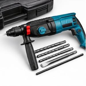 Trapano tassellatore a percussione 3200w sds plus 4 funzioni con impugnatura ergonomica
