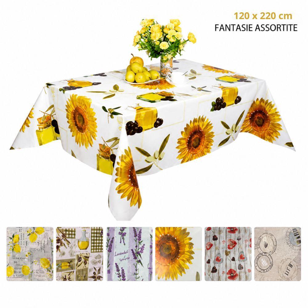 tovaglia da tavola fantasie assortite 120x220 cm antimacchia lavabile - foto 1 tovaglia da tavola fantasie assortite 120x220 cm antimacchia lavabile - foto 1