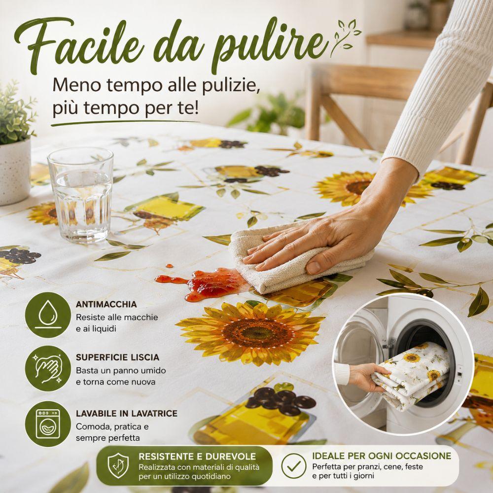 tovaglia da tavola fantasie assortite 120x220 cm antimacchia lavabile - foto 5 tovaglia da tavola fantasie assortite 120x220 cm antimacchia lavabile - foto 5