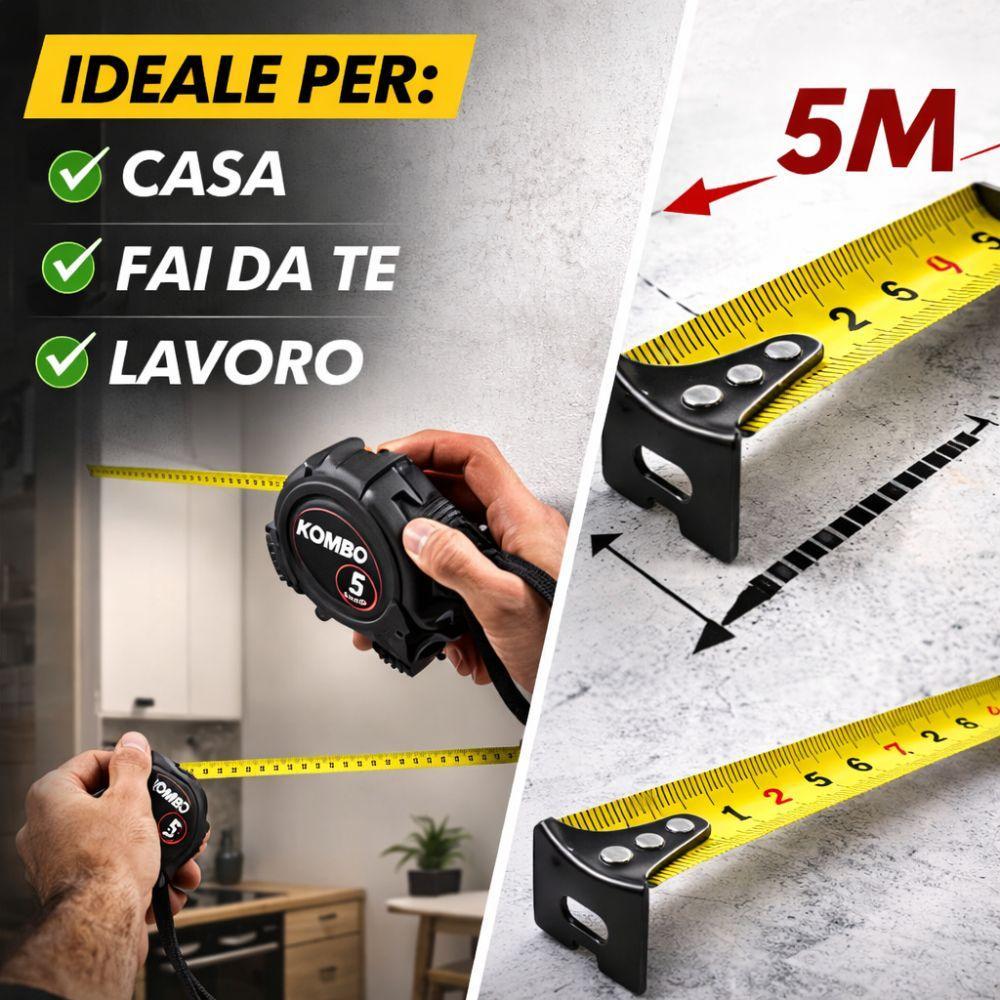metro flessibile autorientrante 5 metri con clip e laccio - foto 5 metro flessibile autorientrante 5 metri con clip e laccio - foto 5