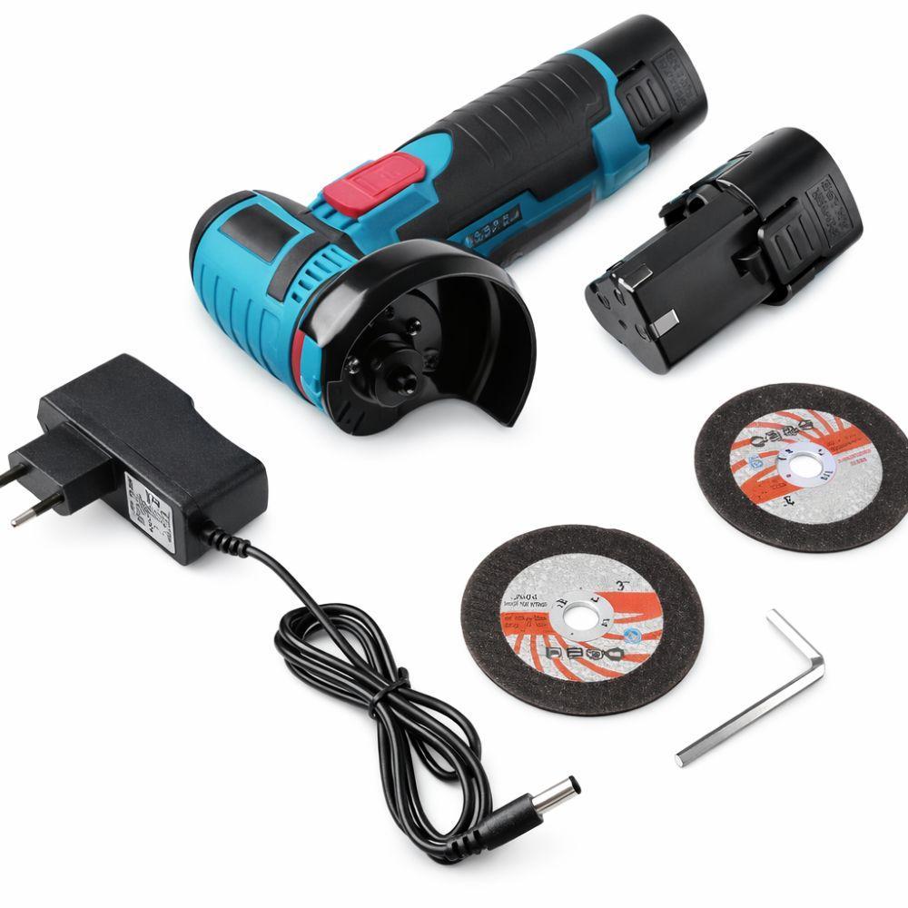 mini smerigliatrice angolare ricaricabile con doppia batteria 12v - foto 4 Mini smerigliatrice angolare ricaricabile da 12V con batterie incluse