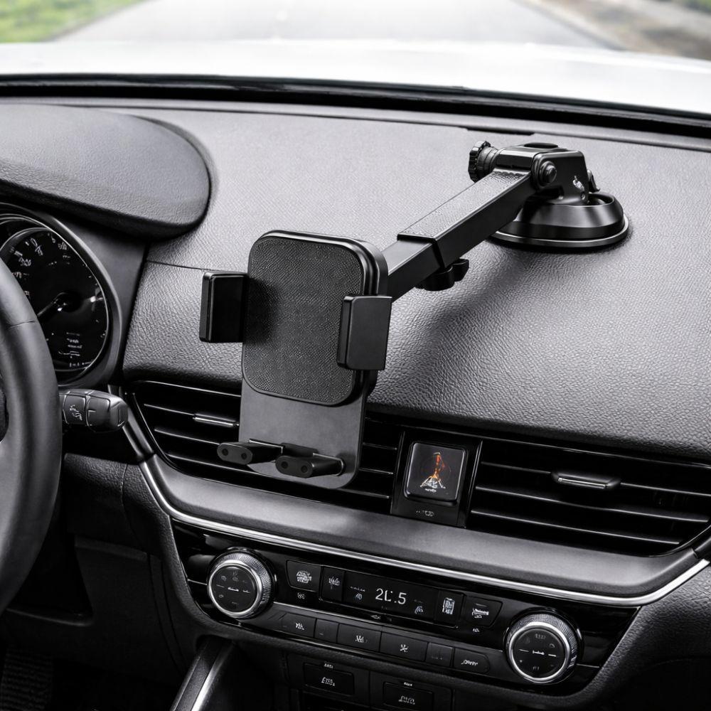 supporto smartphone auto con ventosa braccio regolabile e rotazione 360° universale - foto 2 supporto smartphone auto con ventosa braccio regolabile e rotazione 360° universale - foto 2