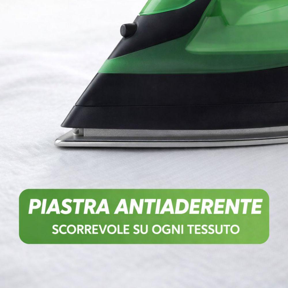  ferro da stiro elettrico a vapore 2200w con serbatoio 240 ml e piastra antiaderente - foto 3