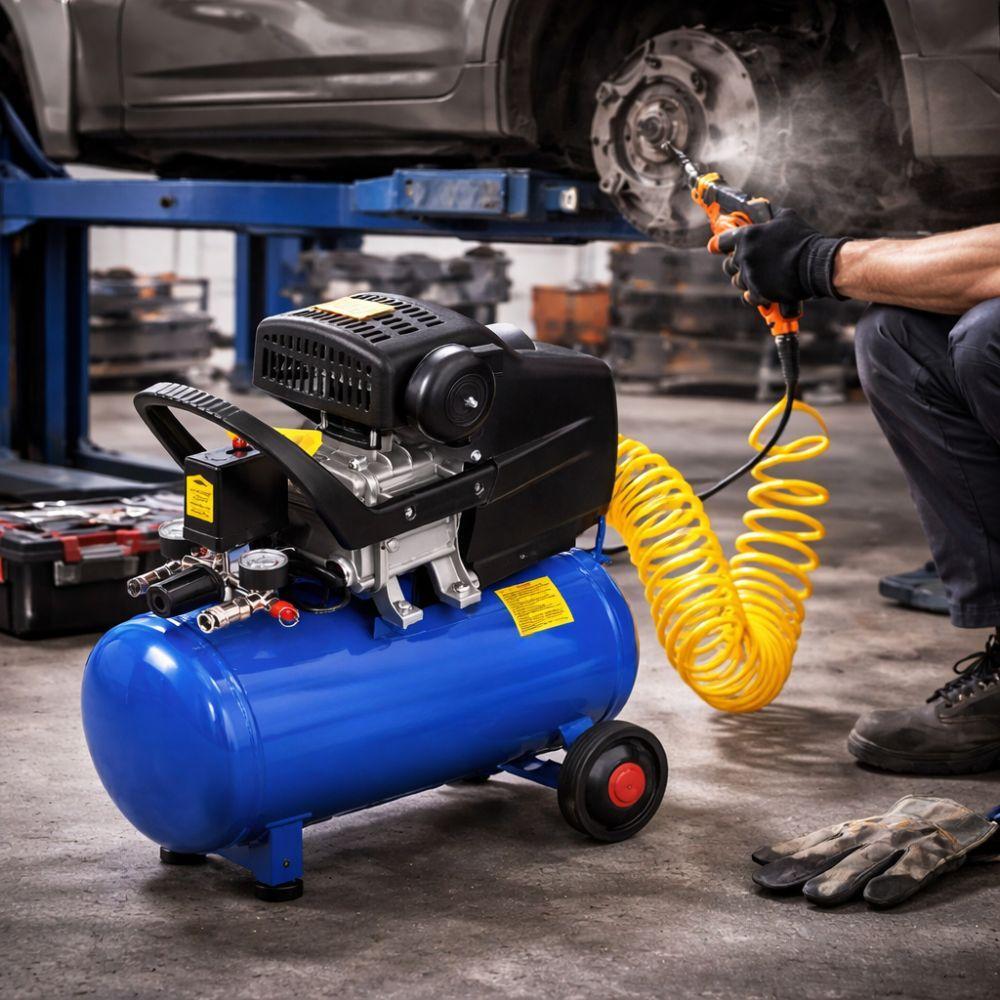 compressore aria professionale da 60l 2.8 kw 230v - foto 2 compressore aria professionale da 60l 2.8 kw 230v - foto 2