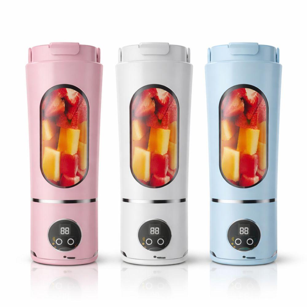 frullatore portatile ricaricabile usb con display digitale 380ml blender smoothie compatto per frutta e ghiaccio - foto 1 frullatore portatile ricaricabile usb con display digitale 380ml blender smoothie compatto per frutta e ghiaccio - foto 1