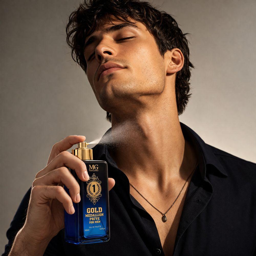 profumo uomo gold medallion prive 100ml eau de toilette - foto 4 profumo uomo gold medallion prive 100ml eau de toilette - foto 4