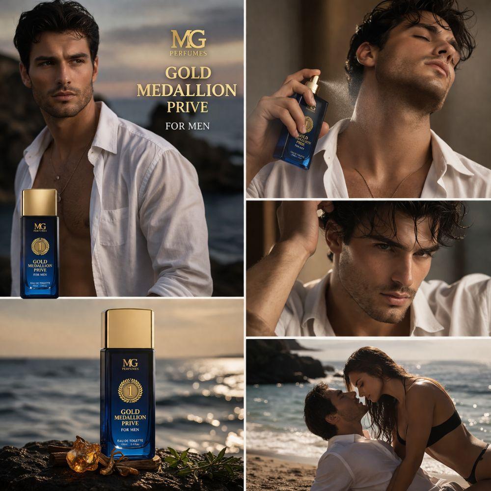 profumo uomo gold medallion prive 100ml eau de toilette - foto 5 profumo uomo gold medallion prive 100ml eau de toilette - foto 5