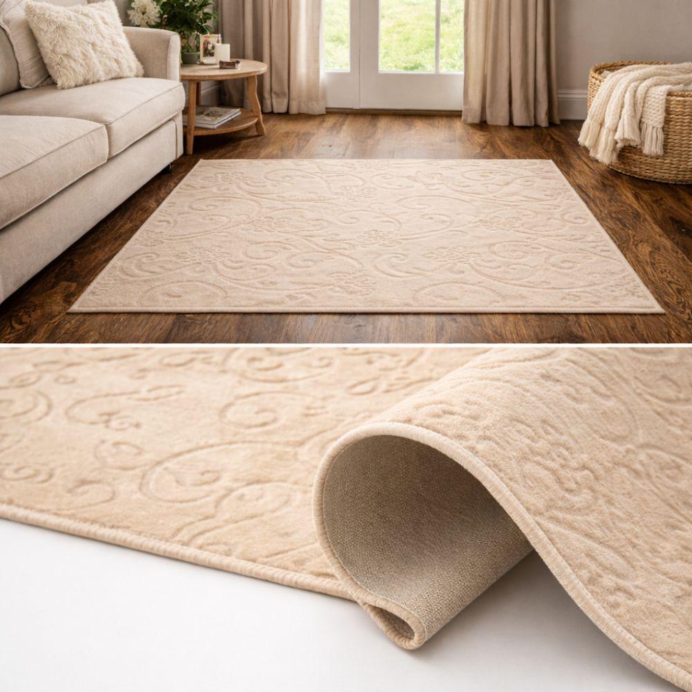 tappeto rettangolare effetto elegante con fantasia floreale per camera soggiorno ingresso - foto 3 tappeto rettangolare effetto elegante con fantasia floreale per camera soggiorno ingresso - foto 3