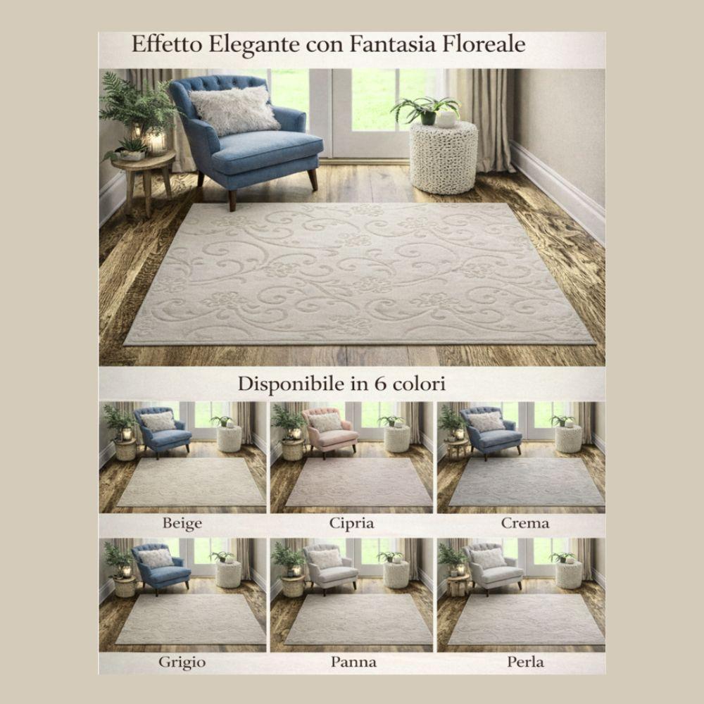 tappeto rettangolare effetto elegante con fantasia floreale per camera soggiorno ingresso - foto 5 tappeto rettangolare effetto elegante con fantasia floreale per camera soggiorno ingresso - foto 5