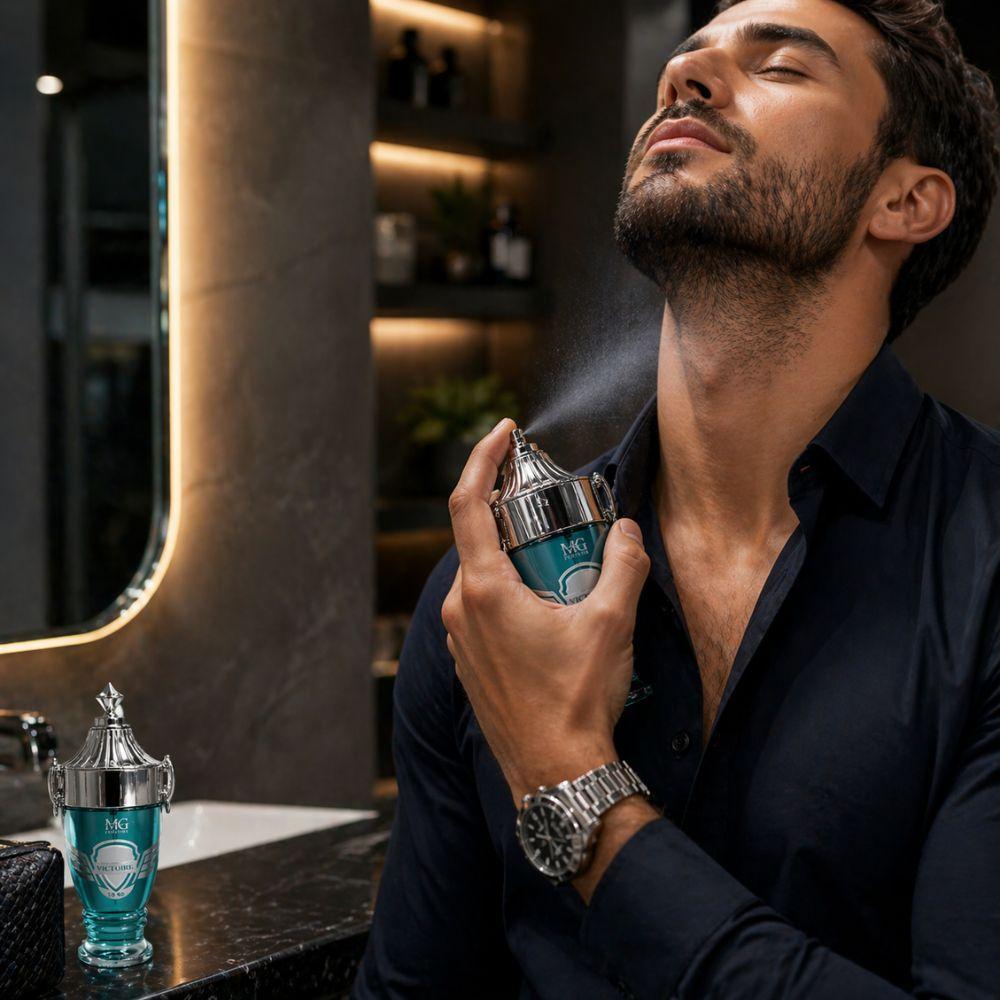  profumo uomo victorioso noir eau de parfum 100ml fragranza intensa elegante - foto 4