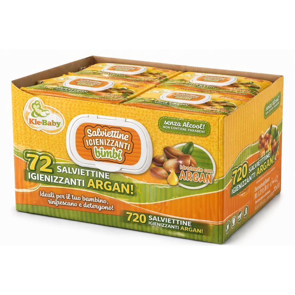 Salviettine igienizzanti idratanti Fatigati argan - confezione multipla
