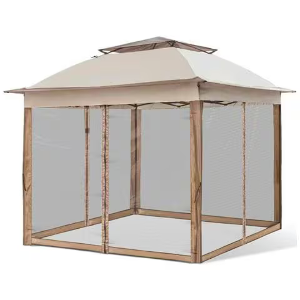  gazebo richiudibile 3x3 m salvaspazio con zanzariere, presa aria e borsa trasporto - foto 2