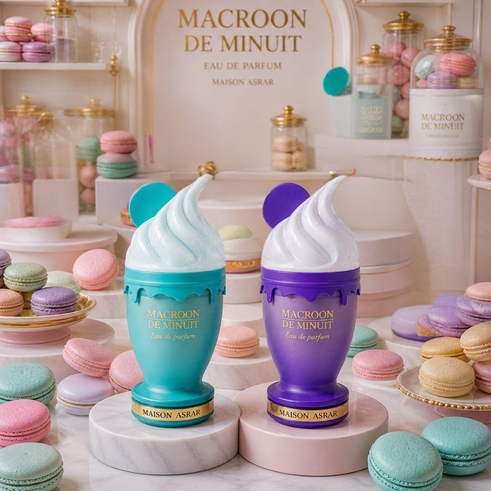  macroon de minuit eau de parfum 100ml  fragranza dolce gourmand donna, design luxury iconico - foto 2