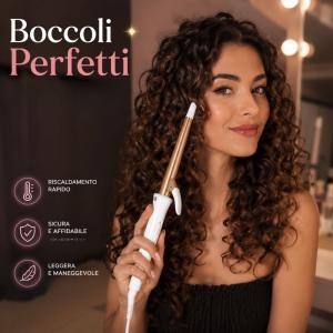 Cono arricciacapelli per boccoli stretti e morbidi