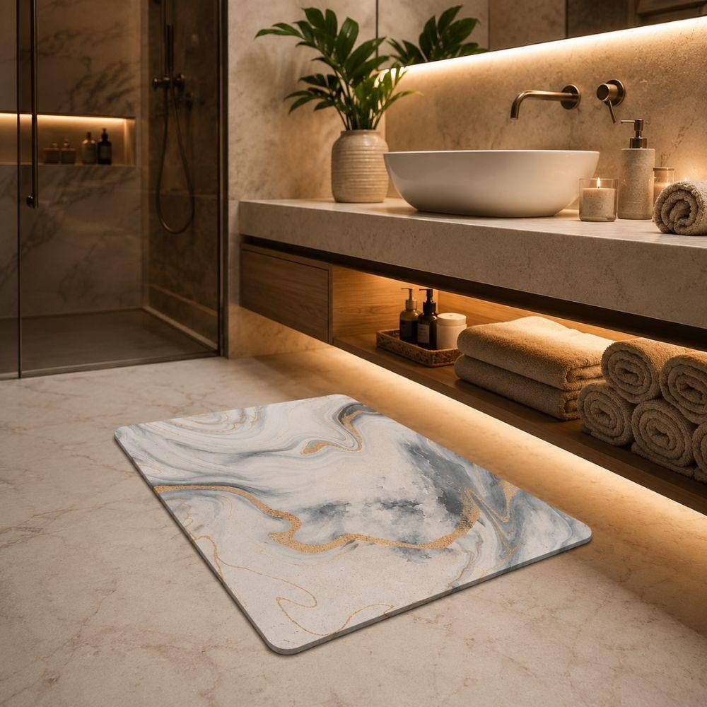 tappeto bagno in pietra lavica assorbente antiscivolo design moderno - foto 3 tappeto bagno in pietra lavica assorbente antiscivolo design moderno - foto 3