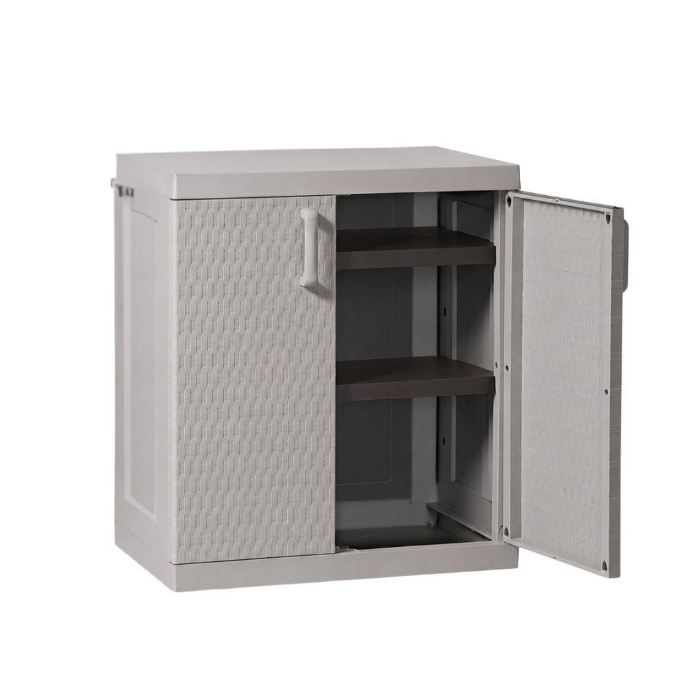 armadio basso rattan mega toomax 2 ante 90x54x102 cm da interno esterno coperto - foto 1 armadio basso rattan mega toomax 2 ante 90x54x102 cm da interno esterno coperto - foto 1