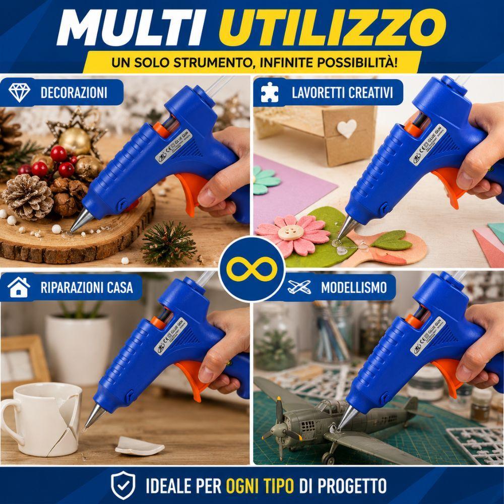  pistola per colla a caldo 60w riparazioni e hobby - foto 3