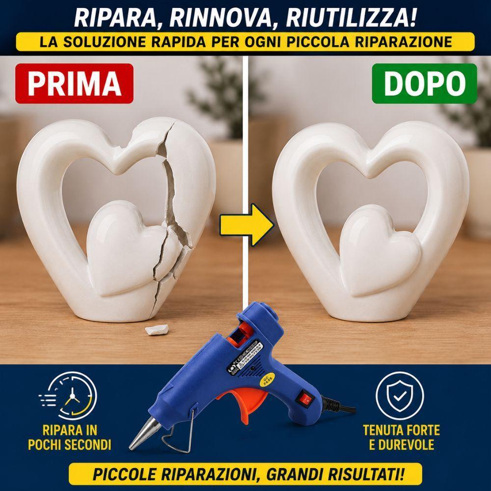  pistola per colla a caldo 20w riparazioni e hobby - foto 4