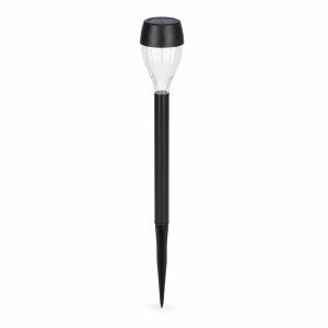 Lampada solare led da giardino con picchetto effetto fiamma decorativa 32 cm