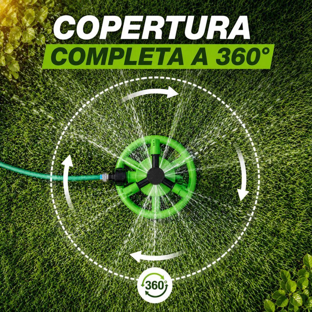 aspersore irrigatore rotante a 3 bracci con base circolare per giardino e prato - foto 4 aspersore irrigatore rotante a 3 bracci con base circolare per giardino e prato - foto 4