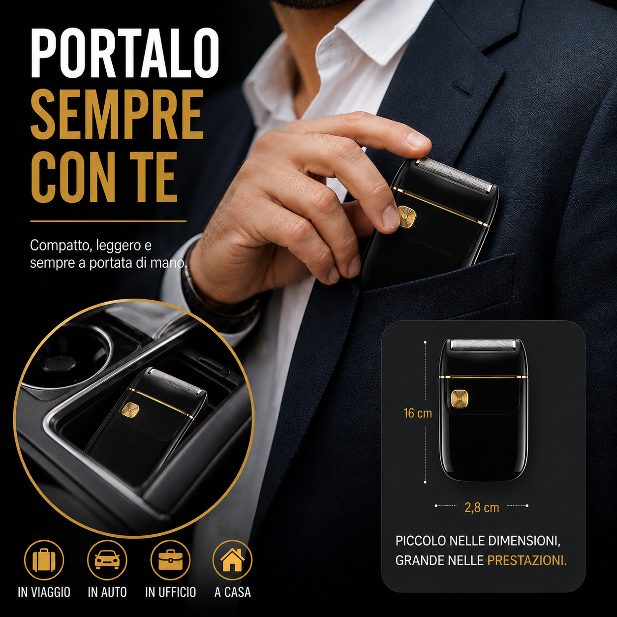 rasoio elettrico ricaricabile usb portatile - foto 5 rasoio elettrico ricaricabile usb portatile - foto 5