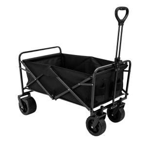 Carrello pieghevole da trasporto multiuso 80 kg con ruote girevoli 360 gradi e maniglia regolabile