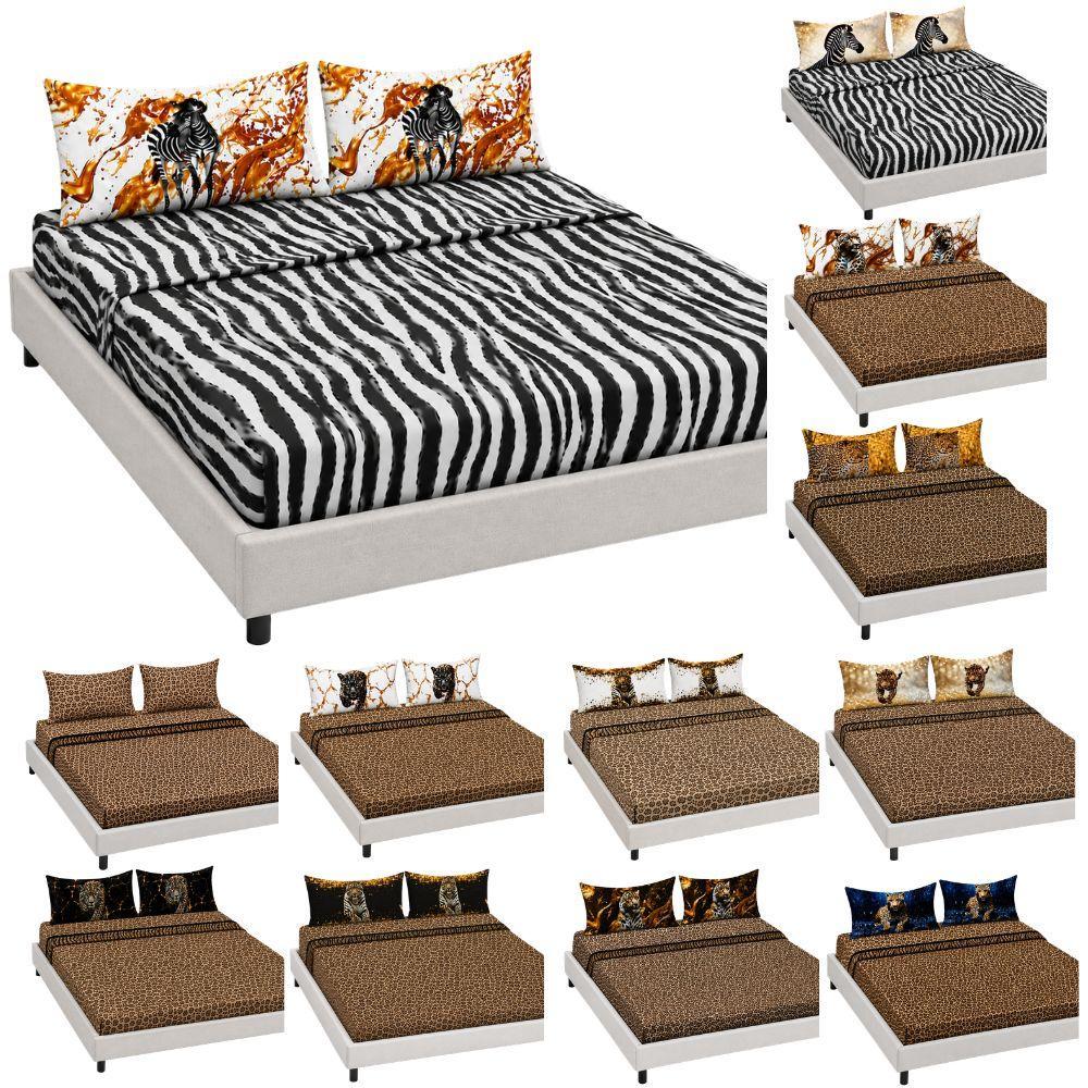 completo letto matrimoniale fantasia animalier 3 pezzi - foto 1 completo letto matrimoniale fantasia animalier 3 pezzi - foto 1