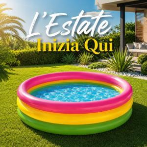Piscina fuori terra per giardino, terrazzo e spazi esterni